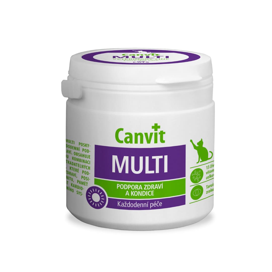 CANVIT MULTI CAT papildbarība kaķiem Multivitamīni 100g